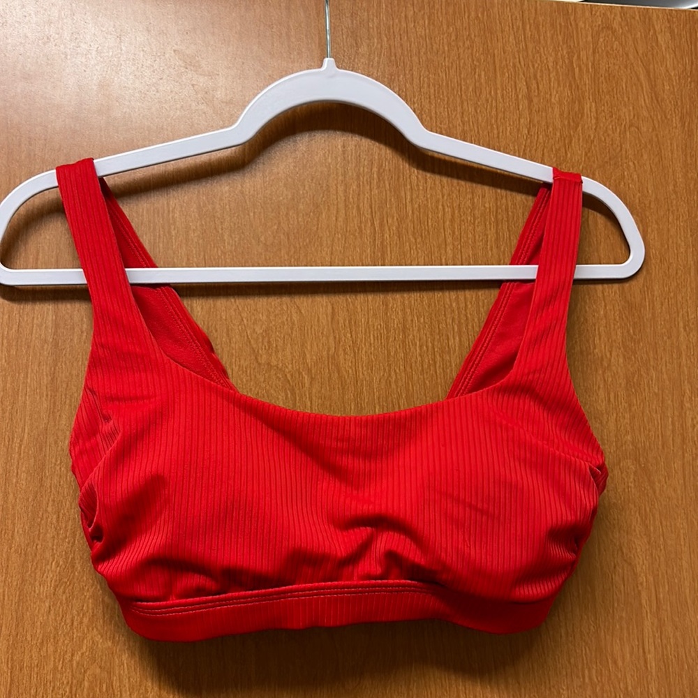 KONA SOL red bathing suit top
